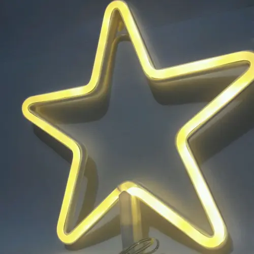 Estrela Neon de Led Decoração