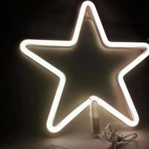 Estrela Decoração Neon Frete Grátis