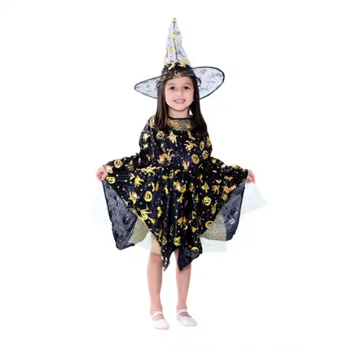 FANTASIA INFANTIL DIA DAS BRUXAS HALLOWEN