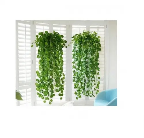 Folhas Guirlanda Verde Planta Vine Folhagem Artificial 2m