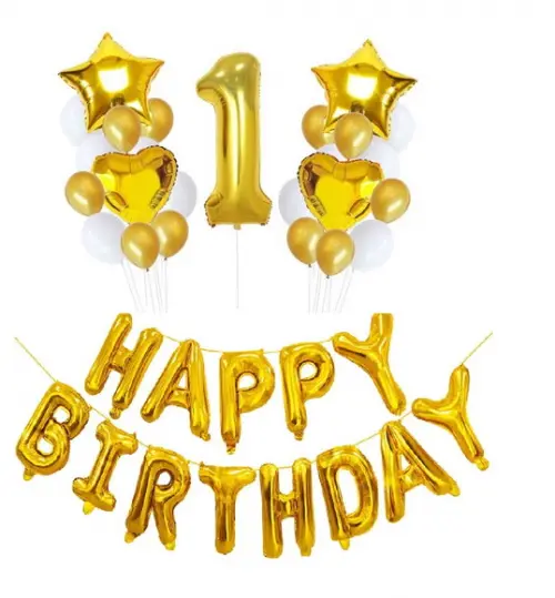 Kit 1 Ano Decoração Balões MESVERSÁRIO FRETE GRÁTIS