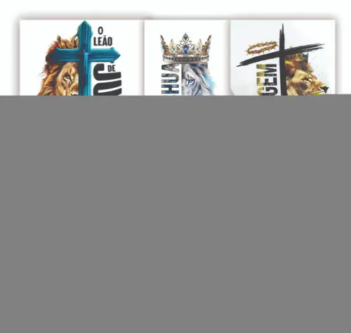 Kit 10 Quadros Religiosos Religião Quadro Decoração Salão