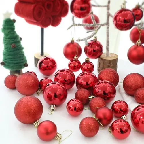 Kit 14 Bolas de Natal 4cm Várias Cores