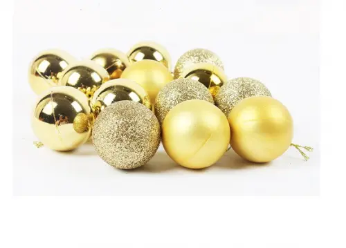 Kit 15 Bolas de Natal 4cm Várias Cores