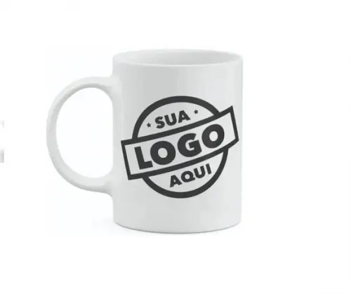 Kit 15 Caneca Personalizada Fotos Logos Frase Polimero 325ml