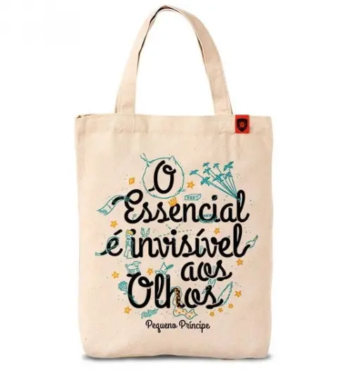 Kit 15 Ecobag Bolsa Sacola Personalizada Poliéster 35x35cm