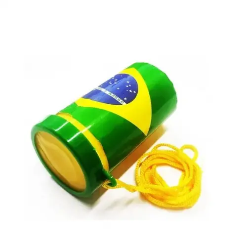 Kit 20 Cornetas Apito Vuvuzela Brasil Eventos Copa Seleção
