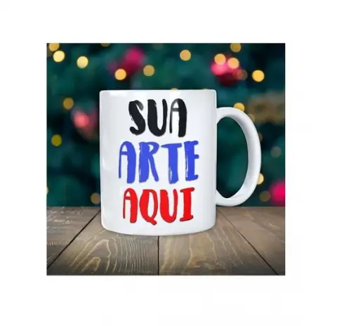 Kit 3 Caneca Personalizada Fotos Logos Frase Porcelana 325ml