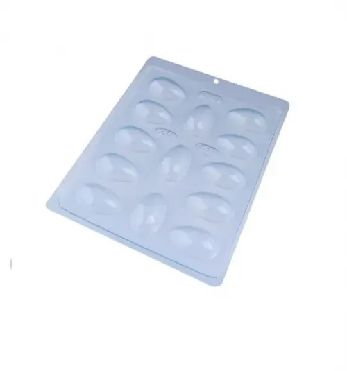 Kit 3 Formas de Ovo de Pascoa Liso 20g Bwb 68 Chocolate