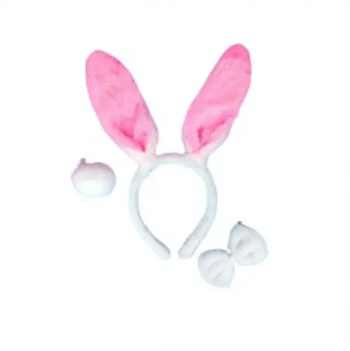Kit 3 Pç Fantasia de Carnaval Tiara + Gravata + Rabo Escolha
