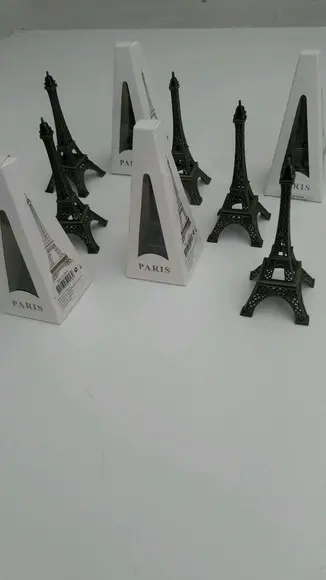 KIT 5 Estátuas Paris Torre Eiffel