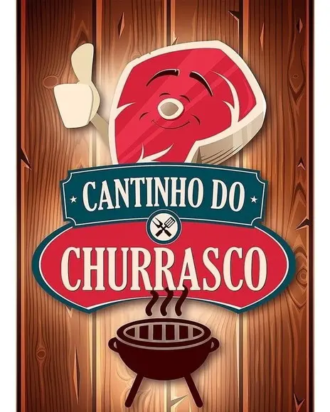 Kit 5 Quadros 15x20 Cantinho do Churrasco Decorativo