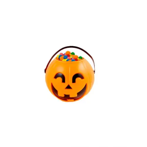 Kit 6 Aboboras Balde Halloween Decoração Dia Das Bruxas 7cm