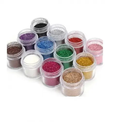 Kit C/12 Potes Glitter/purpurina Corpo 3g Cada Carnaval Make