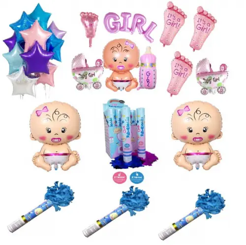 Kit Chá Revelação Cha de bebê Decoração Frete Grátis