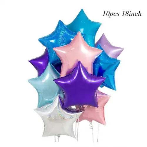 Kit Decoração Aniversário Balões Bexigas Azul e Rosa