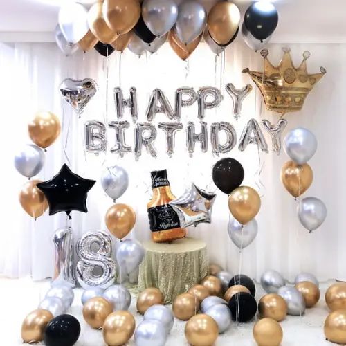 Kit Decoração Aniversário Balões Festas Bexigas Completo