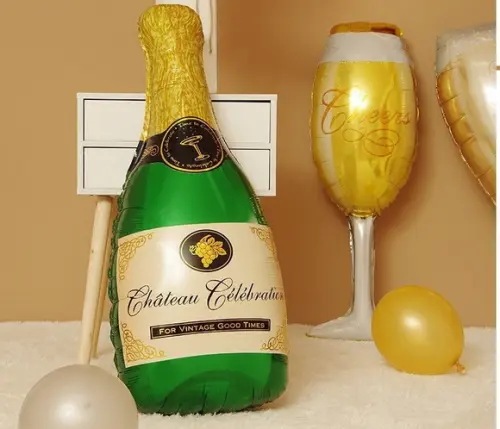 Kit Decoração Ano Novo Rosê 2026 Reveillon Frete Grátis