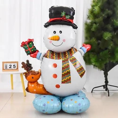 Kit Decoração de Natal Balões Enfeites Natalinos Feliz Natal
