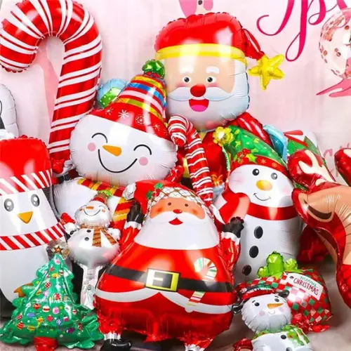 Kit Decoração Natal Enfeite Papai Noel Feliz Natal Decoracao