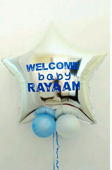 Kit Festa em Casa Balão Personalizado Decoraçao Aniversários