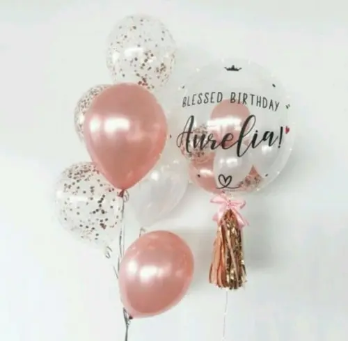 Kit Festa Em Casa Balão Personalizado Decoraçao Aniversários