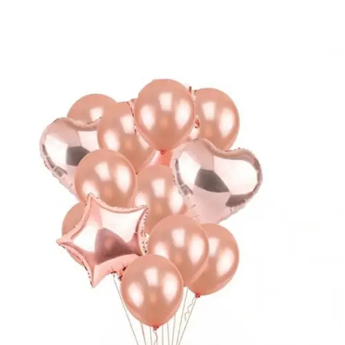 Kit Festa Rose Gold Balão Decoraçao Aniversário Frete Grátis