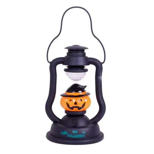 Lampião com Luz e Som Decoração Halloween Festas Grande