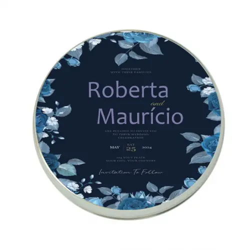 Latinha Personalizada Casamento Lembrancinha Mint to be