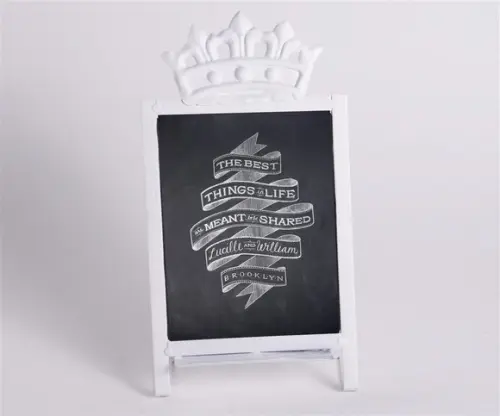 LOUSA QUADRO METAL COROA 30 CM - 1 UNIDADE
