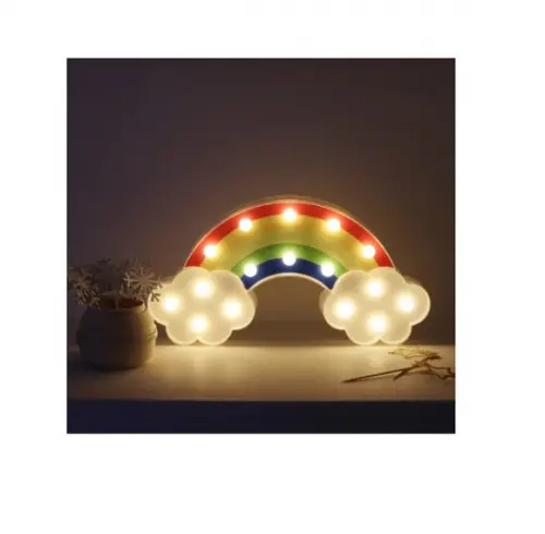 Luminária Arco Iris Abajur Decoração Led Colorida