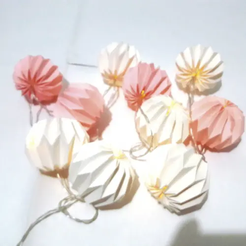 Luminária Decorativa Cordaõ de Luz 10 Bolas Natalinas