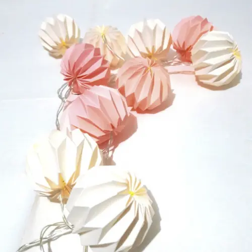 Luminária Decorativa Cordaõ de Luz 10 Bolas Natalinas