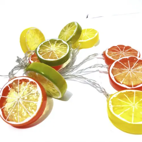 Luminária Decorativa LIMÃO Cordaõ de Luz Led
