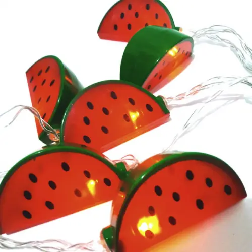 Luminária Decorativa MELANCIA Cordaõ de Luz Led