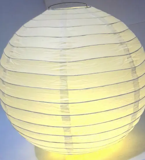 Luminária Japonesa Decoração Branca