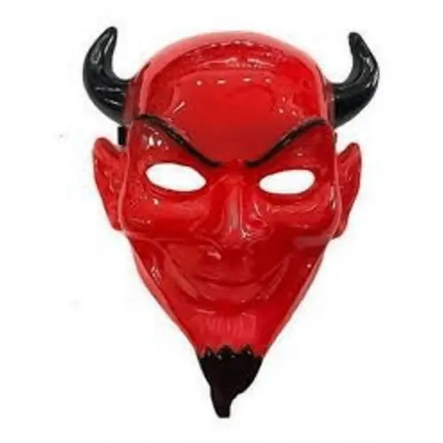Máscara Capeta Terror Halloween Fantasia Carnaval Festas
