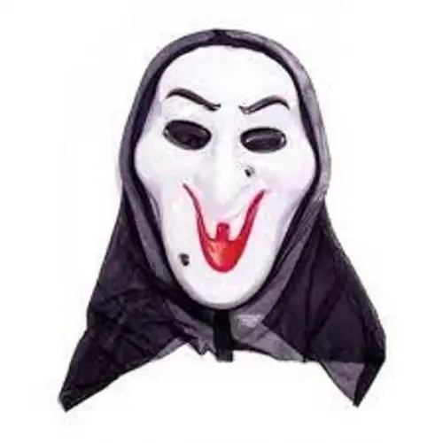 Mascara de Bruxa Fantasia de Carnaval Hallowen Festas Capuz