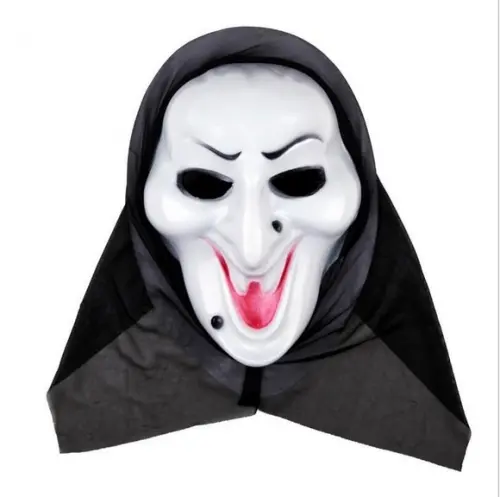 Mascara de Bruxa Fantasia de Carnaval Hallowen Festas Capuz