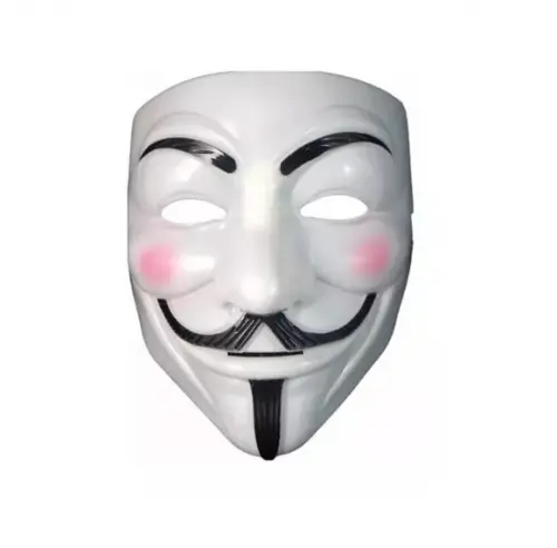 Mascara V de Vingança Carnaval Hallowenn Protesto Anonymous