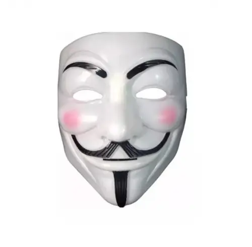 Mascara V de Vingança Carnaval Hallowenn Protesto Anonymous