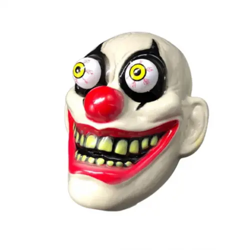 Mascara Zoião Fantasia Pierrot Halloween Carnaval Olho Pulsa