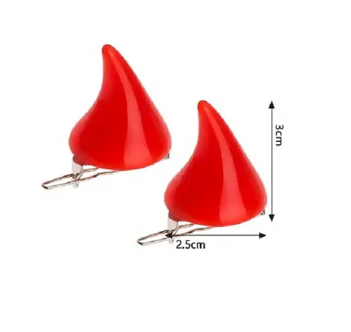 Par de Tic Tac 2 Chifres Cosplay Fantasia Halloween Carnaval