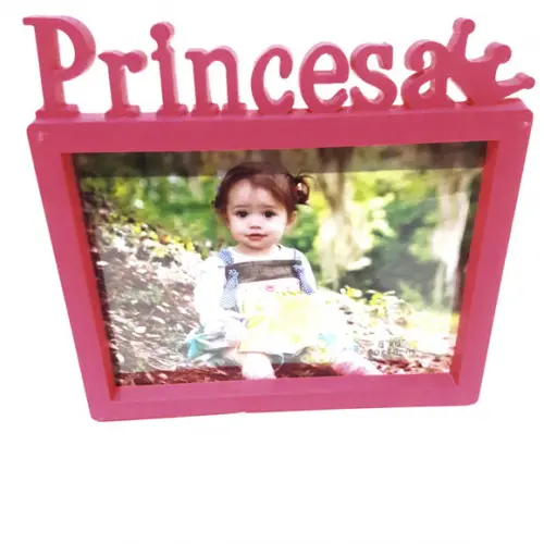 Porta Retrato Quadro Princesa Decoração 17x15 cm