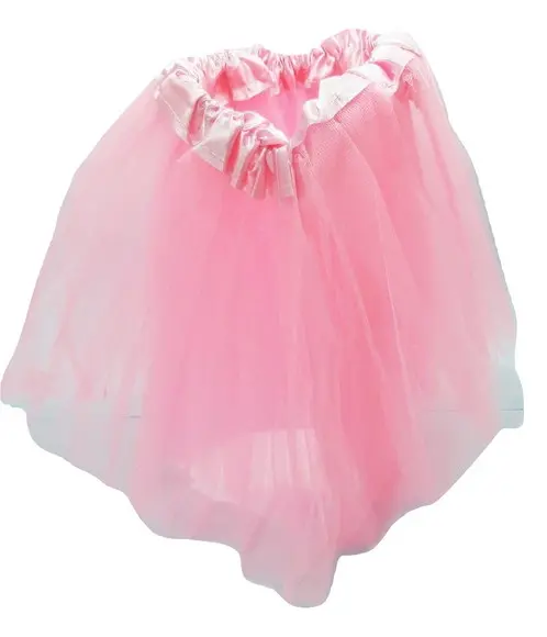 Saia Tule Rosa Pronta Entrega