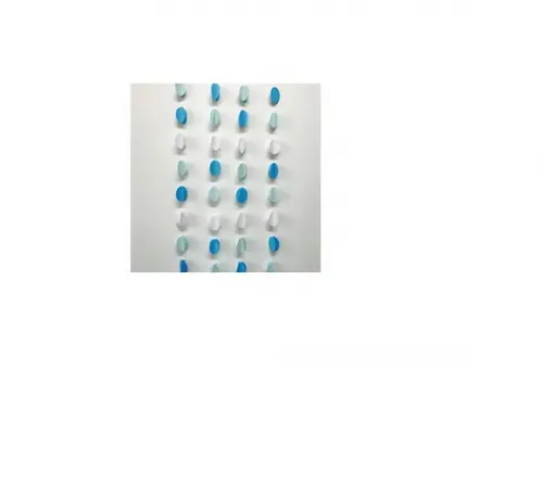 VARAL ENFEITE DE PAPEL ROSA AZUL
