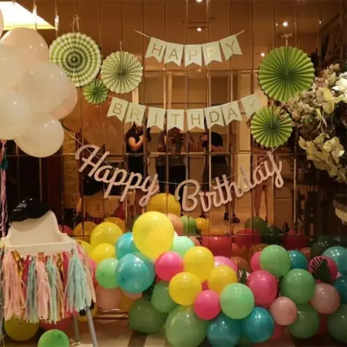 Varal Faixa Bandeira Decoração Feliz Aniversário Festas