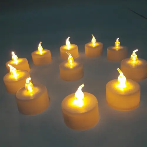 Vela de Led Decoração Luminária Bateria Inclusa