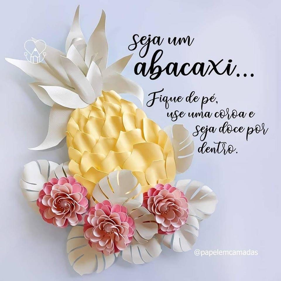 Arquivo de Corte Topo de Bolo - Abacaxi