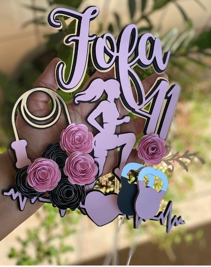 Arquivo de Corte Topo de Bolo - Academia